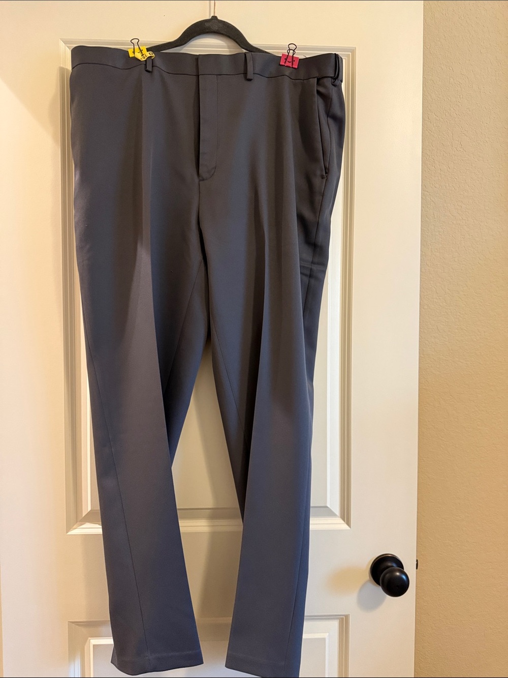 Saddlebred Men's Dress Pants in Gray- 40x32